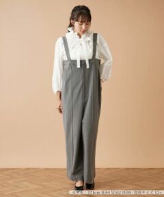 Leilian PLUS HOUSE / レリアンプラスハウス その他パンツ | サロペットワイドパンツ【NEMIKA】