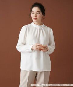 Leilian PLUS HOUSE / レリアンプラスハウス シャツ・ブラウス | ジョーゼットハイネックブラウス