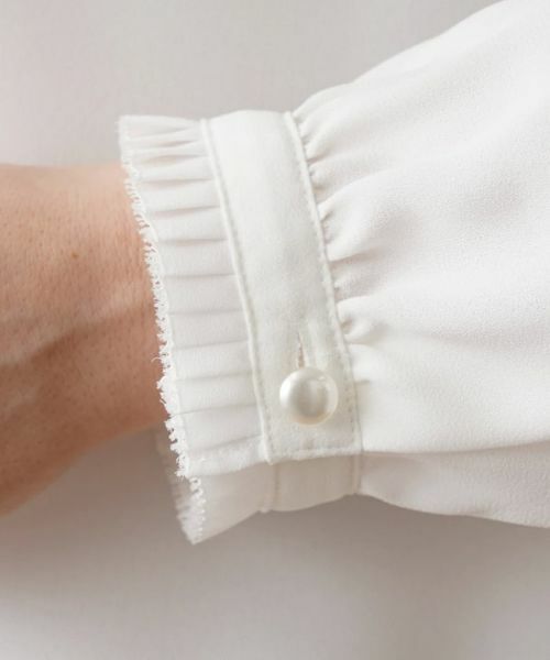 Leilian PLUS HOUSE / レリアンプラスハウス シャツ・ブラウス | ジョーゼットハイネックブラウス | 詳細10