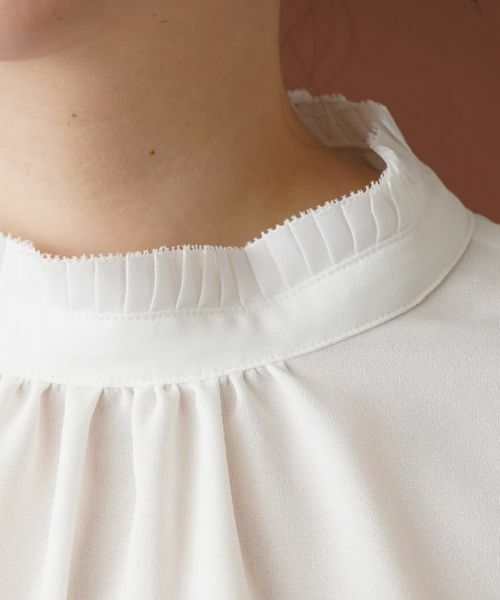 Leilian PLUS HOUSE / レリアンプラスハウス シャツ・ブラウス | ジョーゼットハイネックブラウス | 詳細11