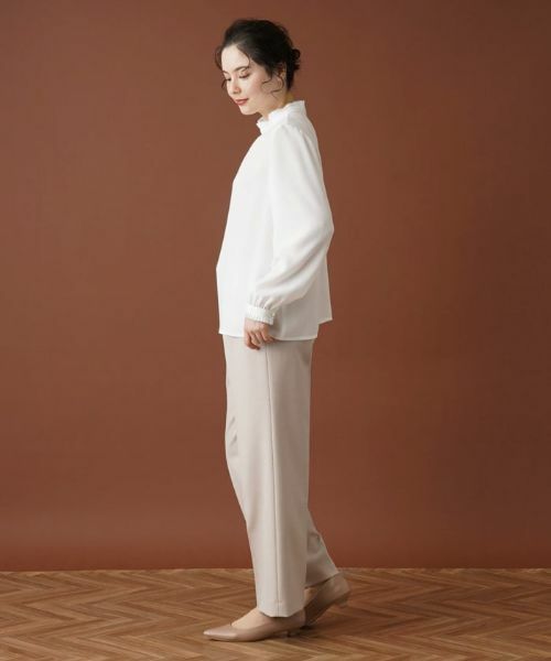 Leilian PLUS HOUSE / レリアンプラスハウス シャツ・ブラウス | ジョーゼットハイネックブラウス | 詳細2