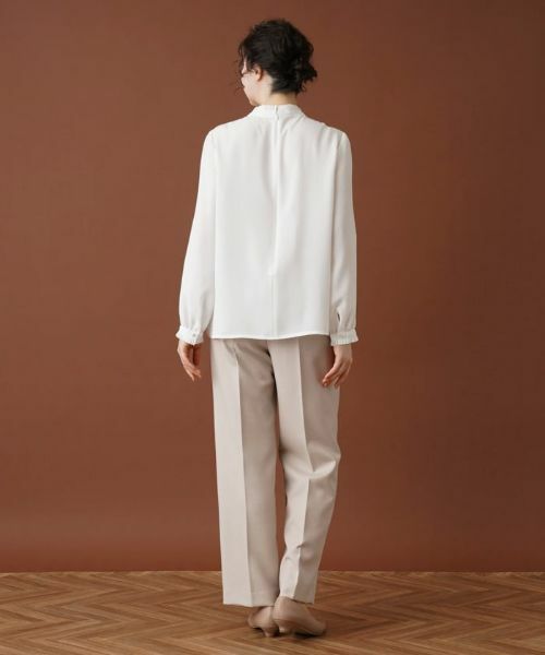 Leilian PLUS HOUSE / レリアンプラスハウス シャツ・ブラウス | ジョーゼットハイネックブラウス | 詳細3