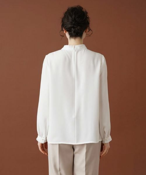 Leilian PLUS HOUSE / レリアンプラスハウス シャツ・ブラウス | ジョーゼットハイネックブラウス | 詳細6