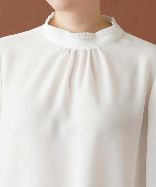 Leilian PLUS HOUSE / レリアンプラスハウス シャツ・ブラウス | ジョーゼットハイネックブラウス | 詳細7