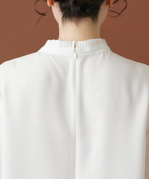 Leilian PLUS HOUSE / レリアンプラスハウス シャツ・ブラウス | ジョーゼットハイネックブラウス | 詳細8