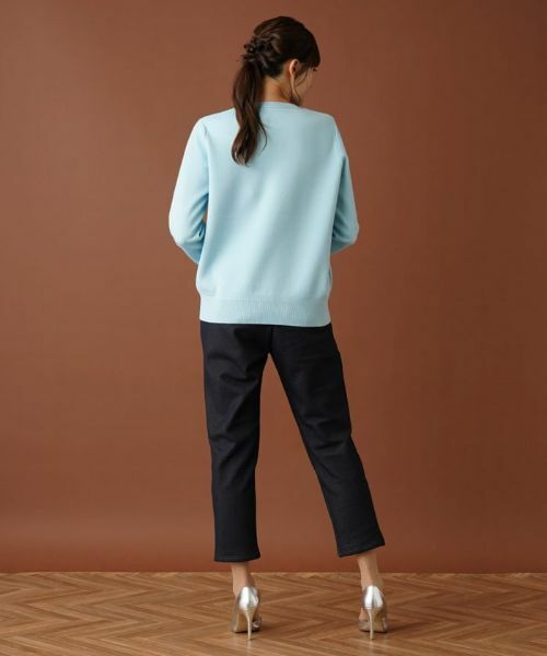 Leilian PLUS HOUSE / レリアンプラスハウス ニット・セーター | クルーネックニットプルオーバー【ROCHAS Premiere】 | 詳細19