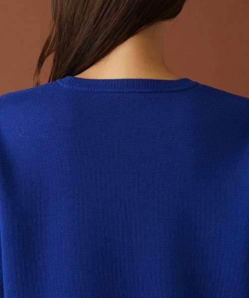 Leilian PLUS HOUSE / レリアンプラスハウス ニット・セーター | クルーネックニットプルオーバー【ROCHAS Premiere】 | 詳細8