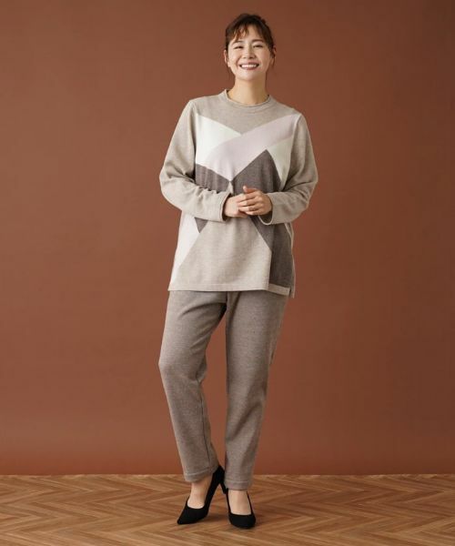 Leilian PLUS HOUSE / レリアンプラスハウス その他パンツ | 【店舗人気】ジャージーテーパードパンツ | 詳細9
