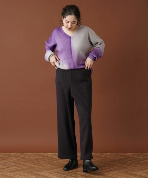 Leilian PLUS HOUSE / レリアンプラスハウス その他パンツ | セミワイドウエストゴムパンツ | 詳細11
