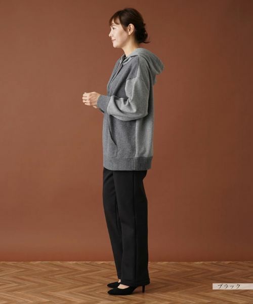 Leilian PLUS HOUSE / レリアンプラスハウス その他パンツ | ウエストゴムストレートパンツ | 詳細13