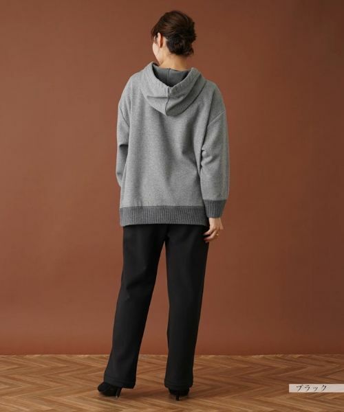 Leilian PLUS HOUSE / レリアンプラスハウス その他パンツ | ウエストゴムストレートパンツ | 詳細14