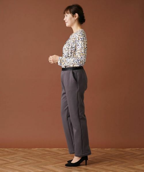 Leilian PLUS HOUSE / レリアンプラスハウス その他パンツ | ウエストゴムストレートパンツ | 詳細2