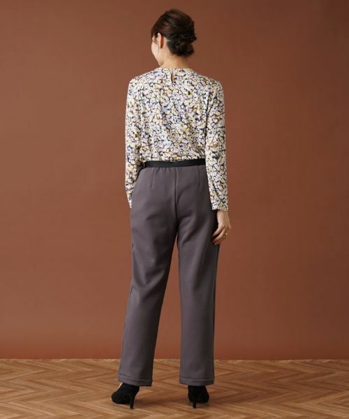 Leilian PLUS HOUSE / レリアンプラスハウス その他パンツ | ウエストゴムストレートパンツ | 詳細3