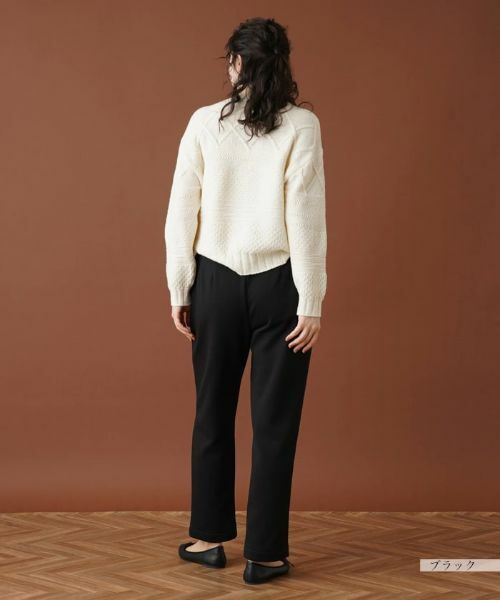 Leilian PLUS HOUSE / レリアンプラスハウス その他パンツ | 【店舗人気】裏起毛イージーパンツ | 詳細3