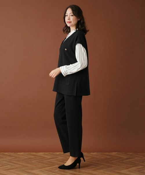 Leilian PLUS HOUSE / レリアンプラスハウス シャツ・ブラウス | ベストレイヤード風トップス【プラス企画】 | 詳細14