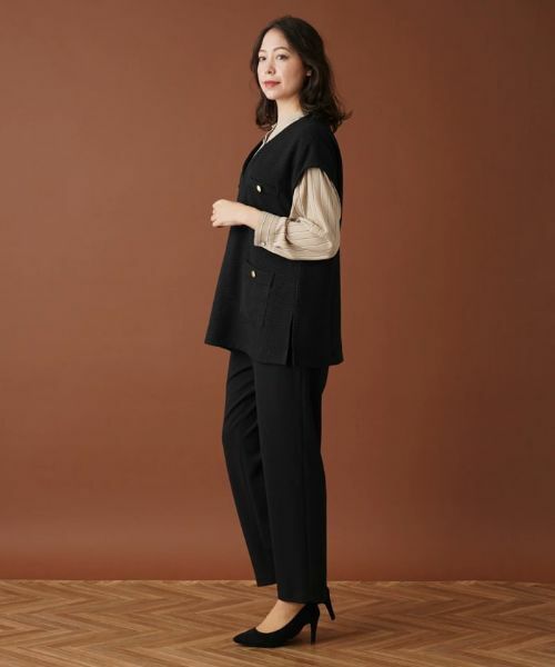 Leilian PLUS HOUSE / レリアンプラスハウス シャツ・ブラウス | ベストレイヤード風トップス【プラス企画】 | 詳細2