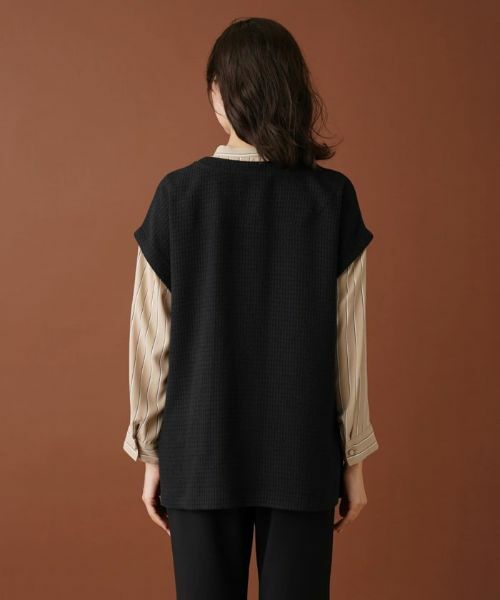 Leilian PLUS HOUSE / レリアンプラスハウス シャツ・ブラウス | ベストレイヤード風トップス【プラス企画】 | 詳細6