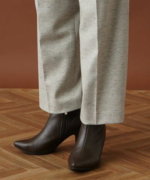 Leilian PLUS HOUSE / レリアンプラスハウス その他パンツ | ネップテーパードパンツ | 詳細10