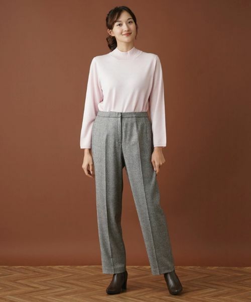 Leilian PLUS HOUSE / レリアンプラスハウス その他パンツ | ネップテーパードパンツ | 詳細13
