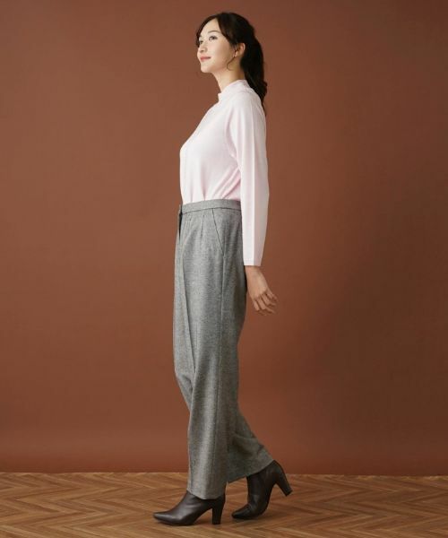 Leilian PLUS HOUSE / レリアンプラスハウス その他パンツ | ネップテーパードパンツ | 詳細14