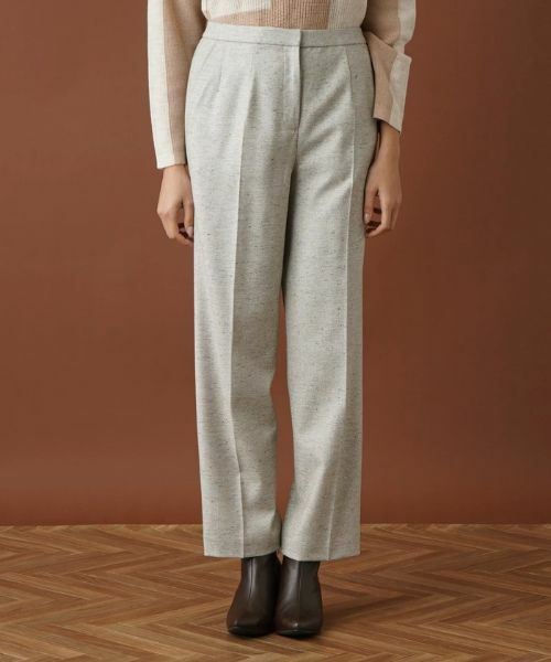 Leilian PLUS HOUSE / レリアンプラスハウス その他パンツ | ネップテーパードパンツ | 詳細4