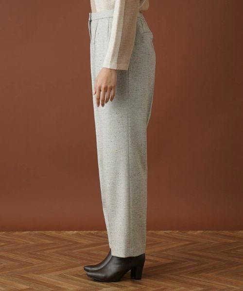 Leilian PLUS HOUSE / レリアンプラスハウス その他パンツ | ネップテーパードパンツ | 詳細5