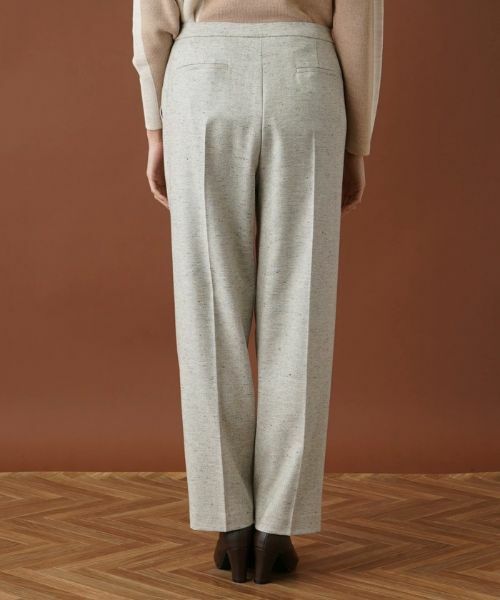 Leilian PLUS HOUSE / レリアンプラスハウス その他パンツ | ネップテーパードパンツ | 詳細6