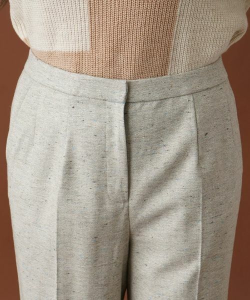 Leilian PLUS HOUSE / レリアンプラスハウス その他パンツ | ネップテーパードパンツ | 詳細7