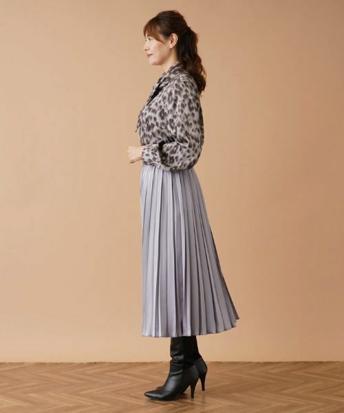 Leilian PLUS HOUSE / レリアンプラスハウス シャツ・ブラウス | レオパード柄ボウタイブラウス | 詳細2