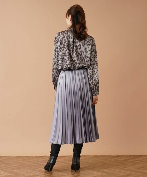 Leilian PLUS HOUSE / レリアンプラスハウス シャツ・ブラウス | レオパード柄ボウタイブラウス | 詳細3