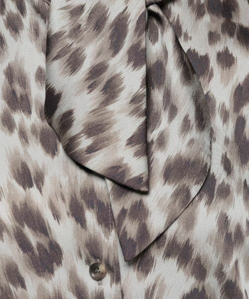 Leilian PLUS HOUSE / レリアンプラスハウス シャツ・ブラウス | レオパード柄ボウタイブラウス | 詳細4