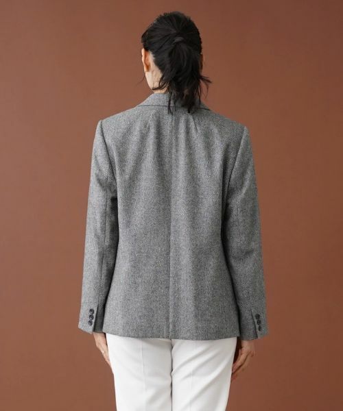 Leilian PLUS HOUSE / レリアンプラスハウス テーラードジャケット | へリンボーンテーラードジャケット | 詳細6