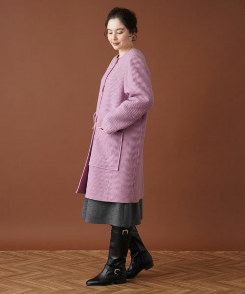 Leilian PLUS HOUSE / レリアンプラスハウス その他アウター | 【店舗人気】ノーカラーコート | 詳細2