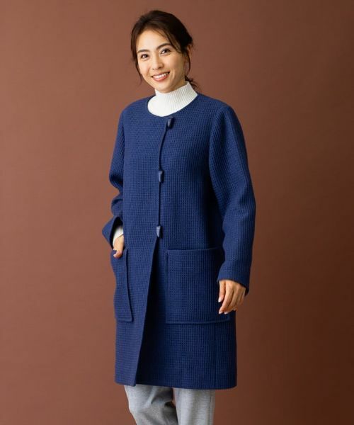 Leilian PLUS HOUSE / レリアンプラスハウス その他アウター | 【店舗人気】ノーカラーコート | 詳細4