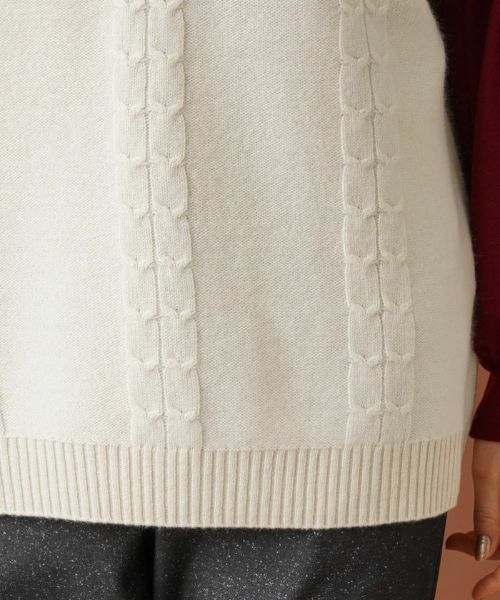 Leilian PLUS HOUSE / レリアンプラスハウス テーラードジャケット | ハイネックニットベスト【MUSE BY ROCHAS Premiere】 | 詳細10