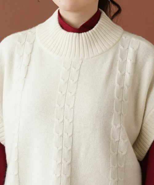 Leilian PLUS HOUSE / レリアンプラスハウス テーラードジャケット | ハイネックニットベスト【MUSE BY ROCHAS Premiere】 | 詳細7