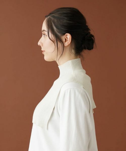 Leilian PLUS HOUSE / レリアンプラスハウス その他小物 | 【つけ衿タイプ】リブニットハイネック | 詳細2
