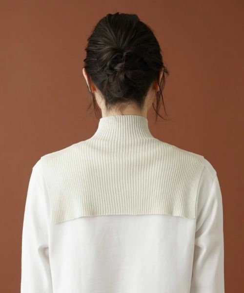 Leilian PLUS HOUSE / レリアンプラスハウス その他小物 | 【つけ衿タイプ】リブニットハイネック | 詳細3