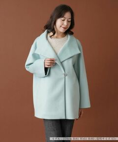 Leilian PLUS HOUSE / レリアンプラスハウス その他アウター | カシミヤスタンドカラーコート