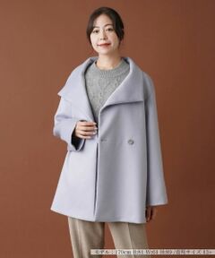 Leilian PLUS HOUSE / レリアンプラスハウス その他アウター | カシミヤスタンドカラーコート