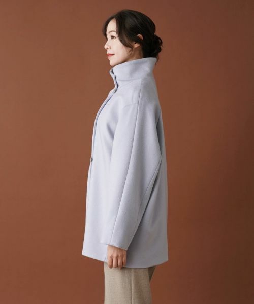 Leilian PLUS HOUSE / レリアンプラスハウス その他アウター | カシミヤスタンドカラーコート | 詳細11