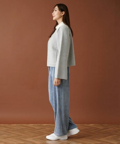 Leilian PLUS HOUSE / レリアンプラスハウス カーディガン・ボレロ | 配色ラインカーディガン【NEMIKA】 | 詳細13