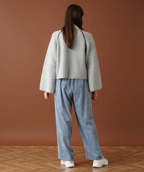 Leilian PLUS HOUSE / レリアンプラスハウス カーディガン・ボレロ | 配色ラインカーディガン【NEMIKA】 | 詳細14