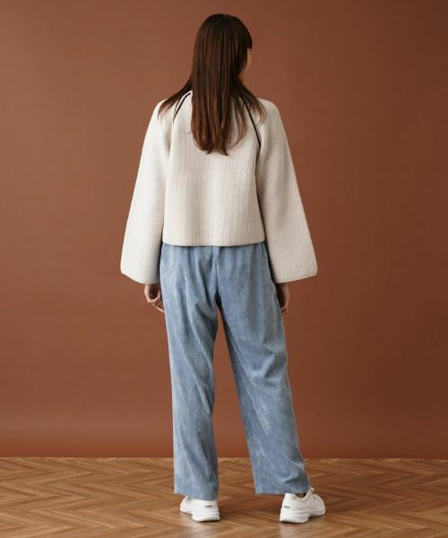 Leilian PLUS HOUSE / レリアンプラスハウス カーディガン・ボレロ | 配色ラインカーディガン【NEMIKA】 | 詳細3