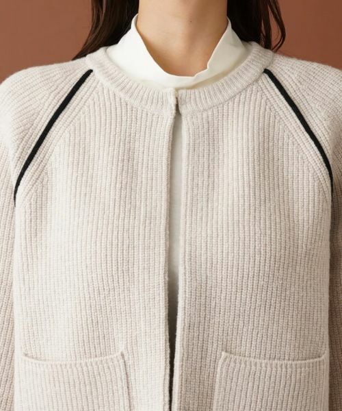 Leilian PLUS HOUSE / レリアンプラスハウス カーディガン・ボレロ | 配色ラインカーディガン【NEMIKA】 | 詳細7