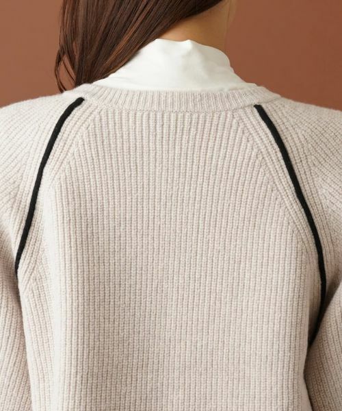 Leilian PLUS HOUSE / レリアンプラスハウス カーディガン・ボレロ | 配色ラインカーディガン【NEMIKA】 | 詳細8