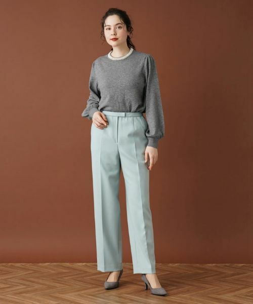 Leilian PLUS HOUSE / レリアンプラスハウス その他パンツ | センタープレスパンツ【Leilian WHITE LABEL】 | 詳細12