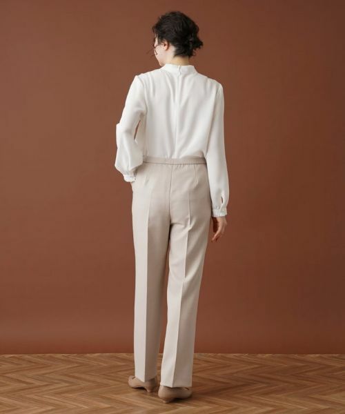 Leilian PLUS HOUSE / レリアンプラスハウス その他パンツ | センタープレスパンツ【Leilian WHITE LABEL】 | 詳細3
