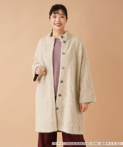 Leilian PLUS HOUSE / レリアンプラスハウス テーラードジャケット | スタンドカラーニットジャケット