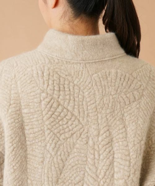 Leilian PLUS HOUSE / レリアンプラスハウス テーラードジャケット | スタンドカラーニットジャケット | 詳細11